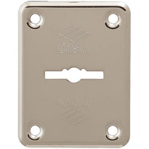 Накладка на Cisa (Чиза) сувальдный замок 06.082.00.12 (НИКЕЛЬ) (1 шт)