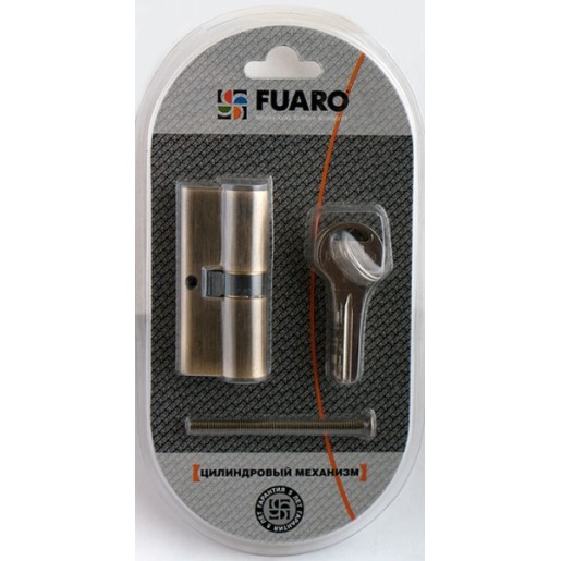 Цилиндровый механизм Fuaro (Фуаро) R600/90 mm-BL (50+10+30) CP хром 5 кл. БЛИСТЕР