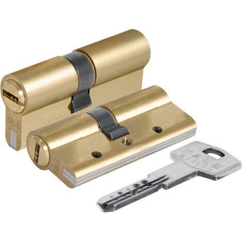 Цилиндровый механизм Kale kilit (Кале килит) 164 DBN-E/80 (30+10+40) mm латунь 5 кл.