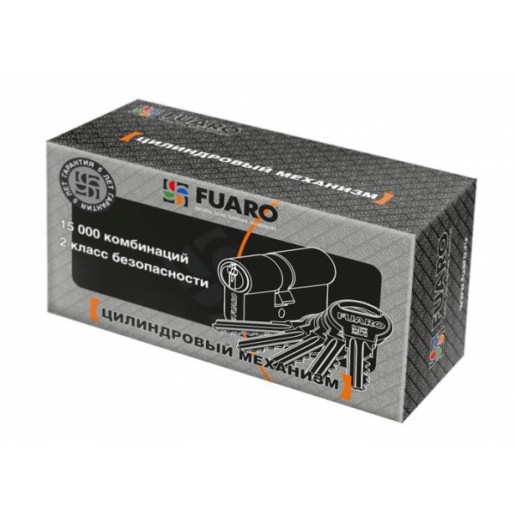 Цилиндровый механизм Fuaro (Фуаро) R300/70 mm (30+10+30) CP хром 5 кл.