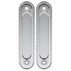 Ручка Armadillo (Армадилло) для раздвижных дверей SH010/CL SILVER-925 Серебро 925