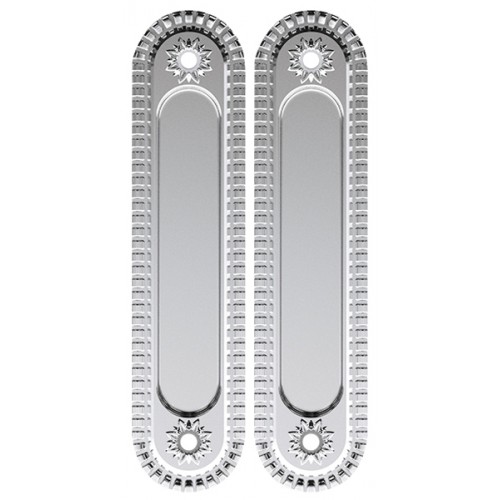 Ручка Armadillo (Армадилло) для раздвижных дверей SH010/CL SILVER-925 Серебро 925