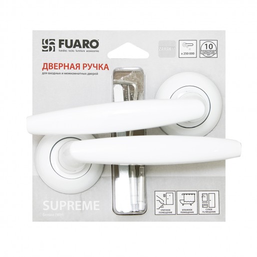 Ручка раздельная Fuaro (Фуаро) SUPREME RM/HD WH-19