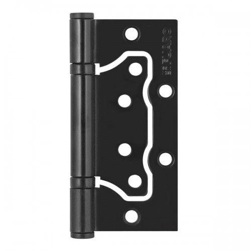Петля универсальная Fuaro (Фуаро) без врезки N100500/2BB-BL ( бывш. 500-2BB 100x2,5 BL) (черный матовый)