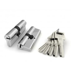 Цилиндровый механизм Fuaro (Фуаро) R600/90 mm (40+10+40) CP хром 5 кл.
