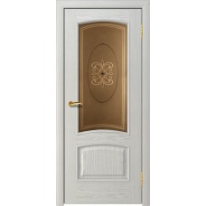 Межкомнатная дверь Ellada Porte Аврора Дуб белый Классика