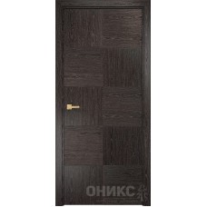 Межкомнатная дверь Оникс Авангард Абрикос тангентальный шпон №2