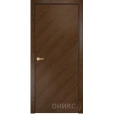 Межкомнатная дверь Оникс Авангард Орех тангентальный шпон №2