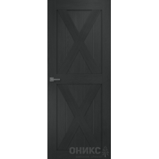 Межкомнатная дверь Оникс Лофт 4 Дуб графит
