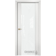 Межкомнатная дверь Оникс Престиж CPL белый со стеклом
