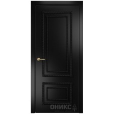 Межкомнатная дверь Оникс Прима Эмаль черная МДФ