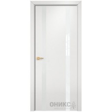 Межкомнатная дверь Оникс Верона 2 CPL белый со стеклом