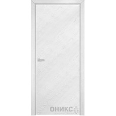 Межкомнатная дверь Оникс Авангард Патина серебро шпон №2