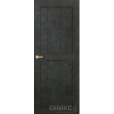 Межкомнатная дверь Оникс Лофт 5 Бетон темный