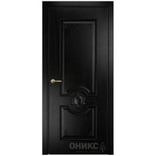 Межкомнатная дверь Оникс Рада Эмаль черная по ясеню