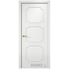 Межкомнатная дверь Оникс Валенсия Эмаль белая по ясеню