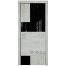Межкомнатная дверь Оникс New York CPL лофт со стеклом