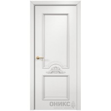 Межкомнатная дверь Оникс Византия Эмаль белая МДФ
