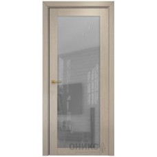 Межкомнатная дверь Оникс Сорбонна Мокко со стеклом