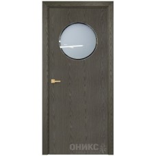 Межкомнатная дверь Оникс Сфера Дуб арктик со стеклом
