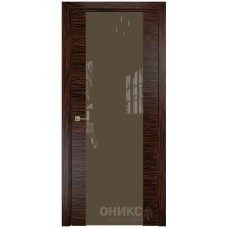 Межкомнатная дверь Оникс Урбан Эбен со стеклом