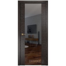 Межкомнатная дверь Оникс Урбан Тангентальный абрикос с зеркалом