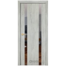 Межкомнатная дверь Оникс Верона 2 CPL лофт с зеркалом