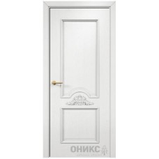 Межкомнатная дверь Оникс Византия Эмаль белая по ясеню