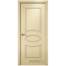 Межкомнатная дверь Оникс Эллипс эмаль RAL 1015 по МДФ