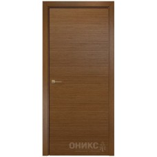 Межкомнатная дверь Оникс Шпон горизонтальный Орех