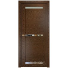 Межкомнатная дверь Оникс Тектон 3 Орех тангентальный со стеклом