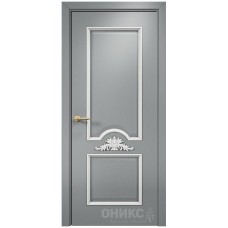 Межкомнатная дверь Оникс Византия Эмаль белая МДФ/эмаль по RAL7040 МДФ