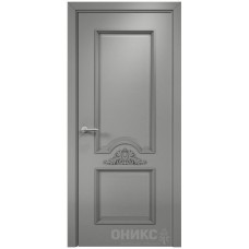 Межкомнатная дверь Оникс Византия Эмаль RAL 7036 по МДФ