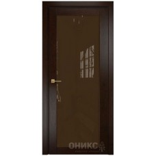 Межкомнатная дверь Оникс Сорбонна Палисандр со стеклом