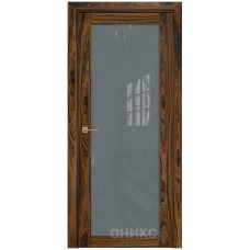 Межкомнатная дверь Оникс Сорбонна Палисандр бразильский со стеклом