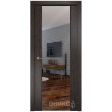 Межкомнатная дверь Оникс Престиж Абрикос с зеркалом