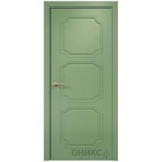 Межкомнатная дверь Оникс Валенсия эмаль RAL 6021 по ясеню