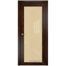 Межкомнатная дверь Оникс Сорбонна Эбен со стеклом