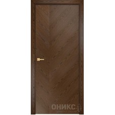 Межкомнатная дверь Оникс Авангард Орех тангентальный шпон №3