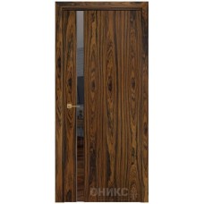 Межкомнатная дверь Оникс Престиж 1 Палисандр бразильский с зеркалом