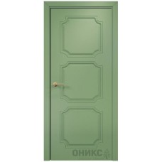 Межкомнатная дверь Оникс Валенсия эмаль RAL 6021 по МДФ