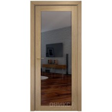 Межкомнатная дверь Оникс Сорбонна Капучино с зеркалом