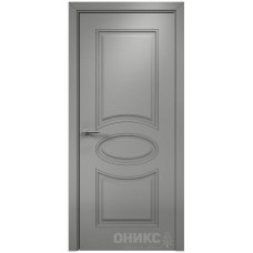 Межкомнатная дверь Оникс Эллипс Эмаль RAL 7036 по МДФ