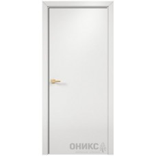 Межкомнатная дверь Оникс Шпон Эмаль белая МДФ