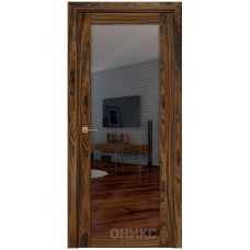 Межкомнатная дверь Оникс Сорбонна Палисандр бразильский с зеркалом