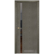 Межкомнатная дверь Оникс Престиж 1 Дуб арктик с зеркалом