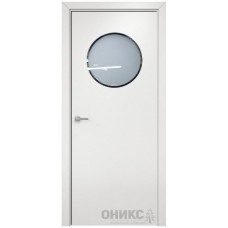 Межкомнатная дверь Оникс Сфера CPL белый со стеклом