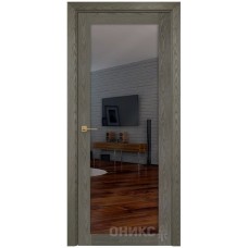 Межкомнатная дверь Оникс Сорбонна Дуб арктик с зеркалом