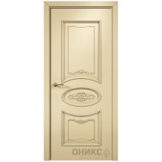 Межкомнатная дверь Оникс Эллипс эмаль RAL 1015 по МДФ