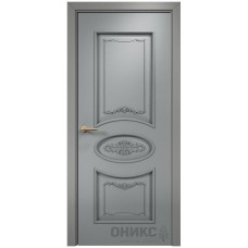 Межкомнатная дверь Оникс Эллипс Эмаль RAL 7036 по МДФ
